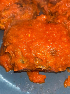 Una foto de Filetes rusos en salsa de tomate