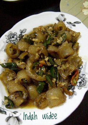 Foto resep Tumis Kikil Cabe Hijau