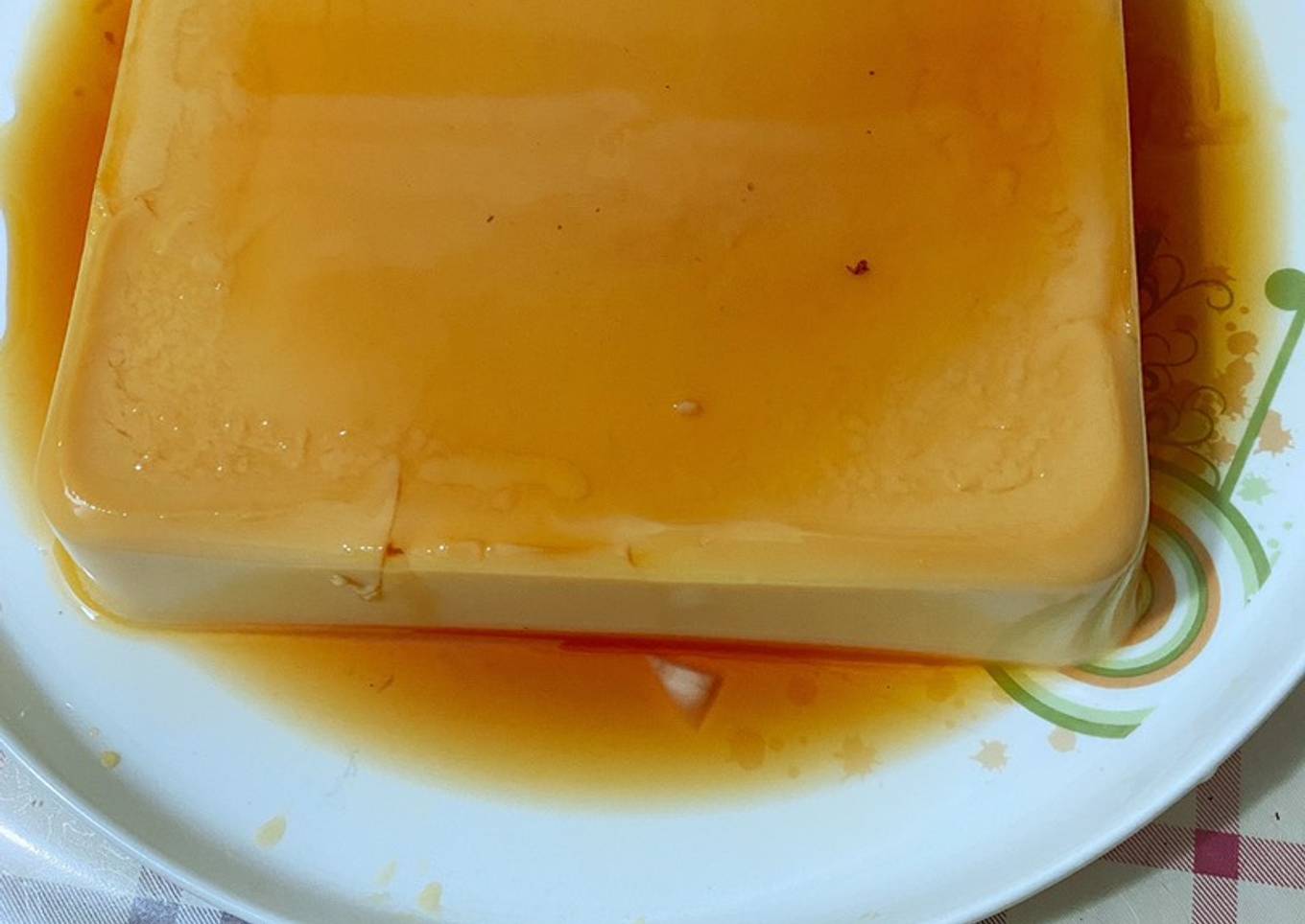 Puding karamel tanpa telur