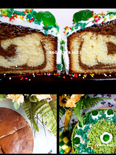 Foto resep 45.2019.Marmer Cake aka Marble Cake (6 telur😉)