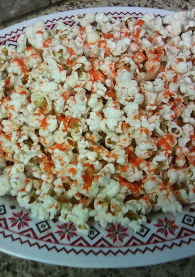 صورة لوصفة بوشار بطعم بهار الجبنة 🍿🍿
