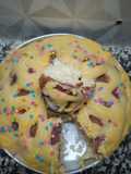 Rosca de Pascuas con 1 huevo y crema pastelera sin lácteos!!