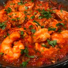 A picture of Spicy Latin-Inspired Shrimp in Tomato Sauce.