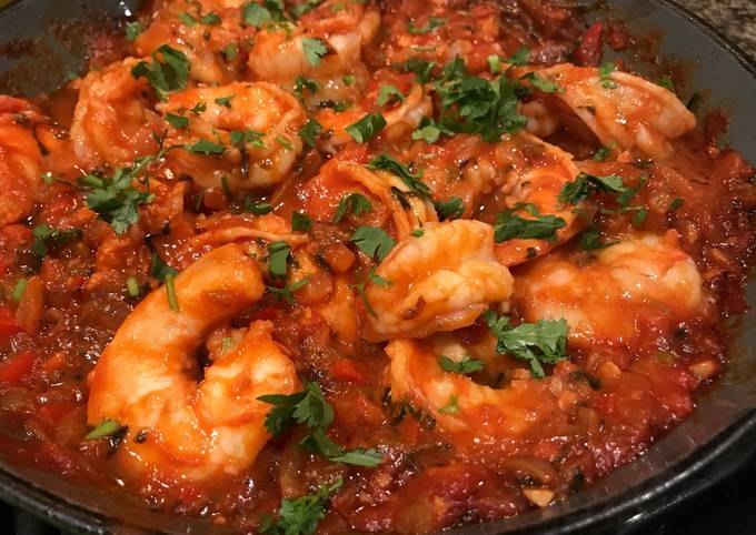 Recipe of Perfect Spicy Latin-Inspired Shrimp in Tomato Sauce