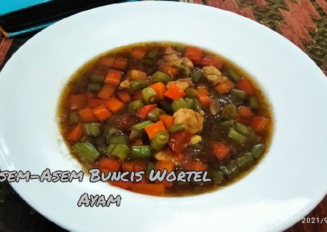 Asem-Asem Buncis Wortel Ayam