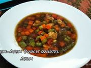 Gambar asem asem buncis wortel