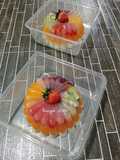 Puding buah berlapis