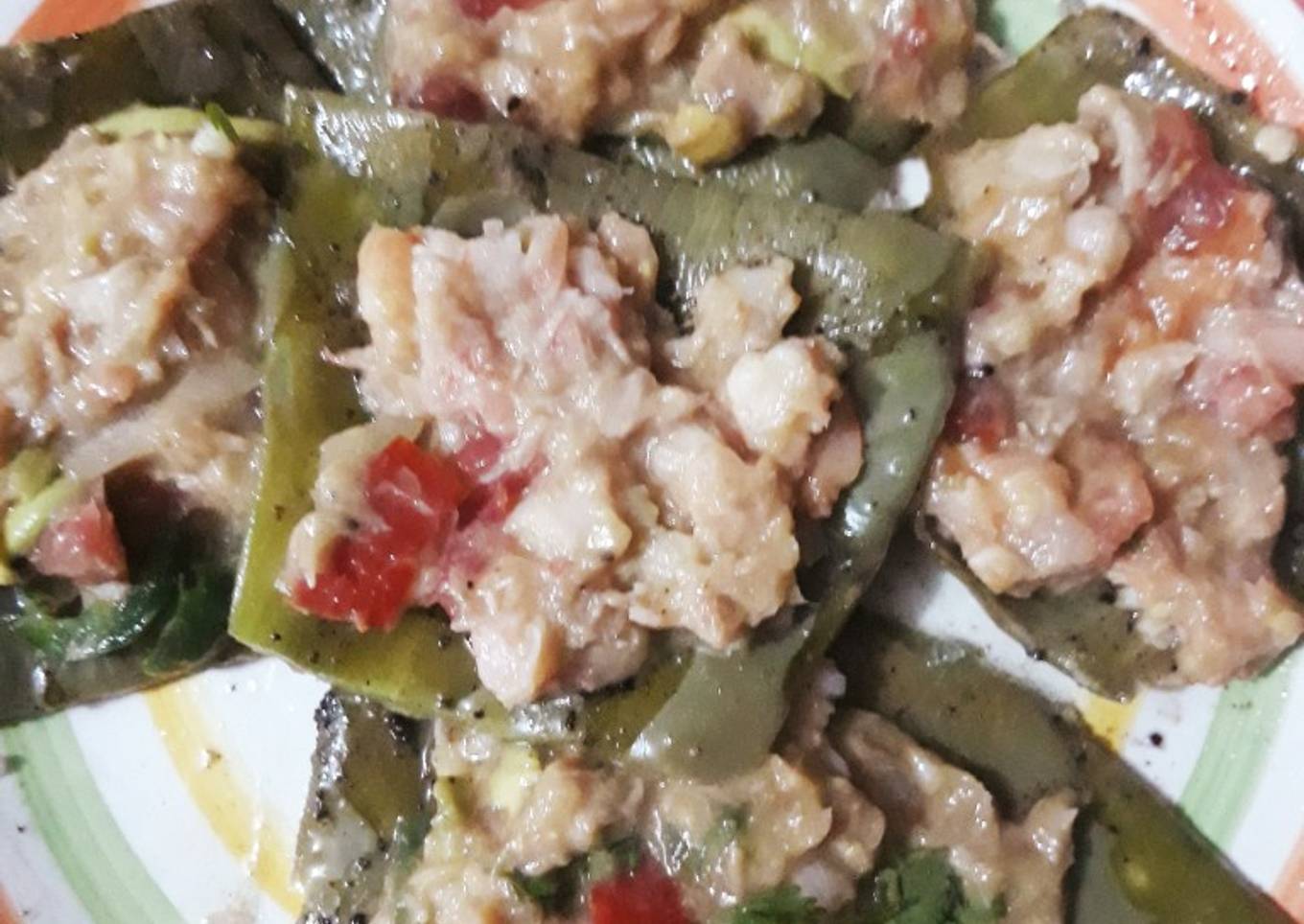 Ceviche de camarones y atún