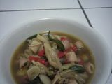 Tumis cumi jamur saus tiram