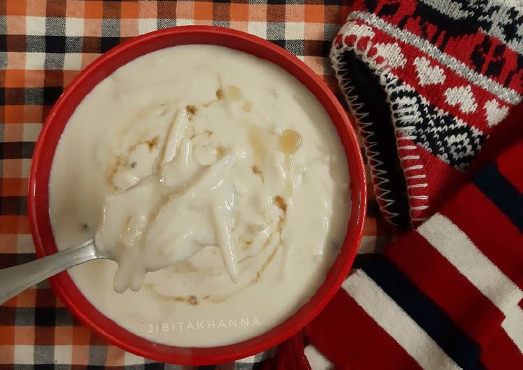 Steps to Prepare Any-night-of-the-week Chusi Pithe with Jhola Gur