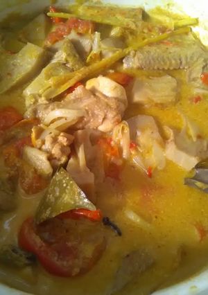 Foto resep Gulai Ayam Campur Nangka