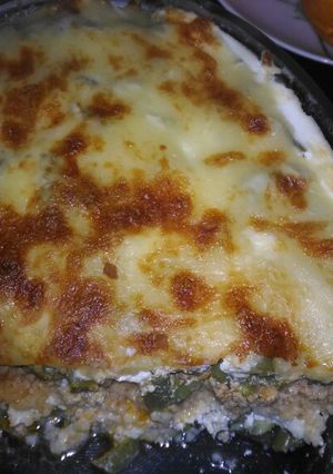Backonos rakott zöldbab kuszkusszal recept fotója