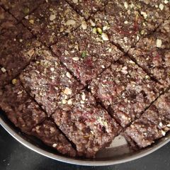 A picture of Walnut dry fruit mithai.
