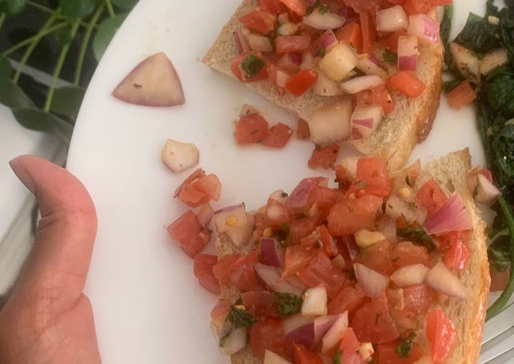 Recipe of Perfect Simple bruschetta