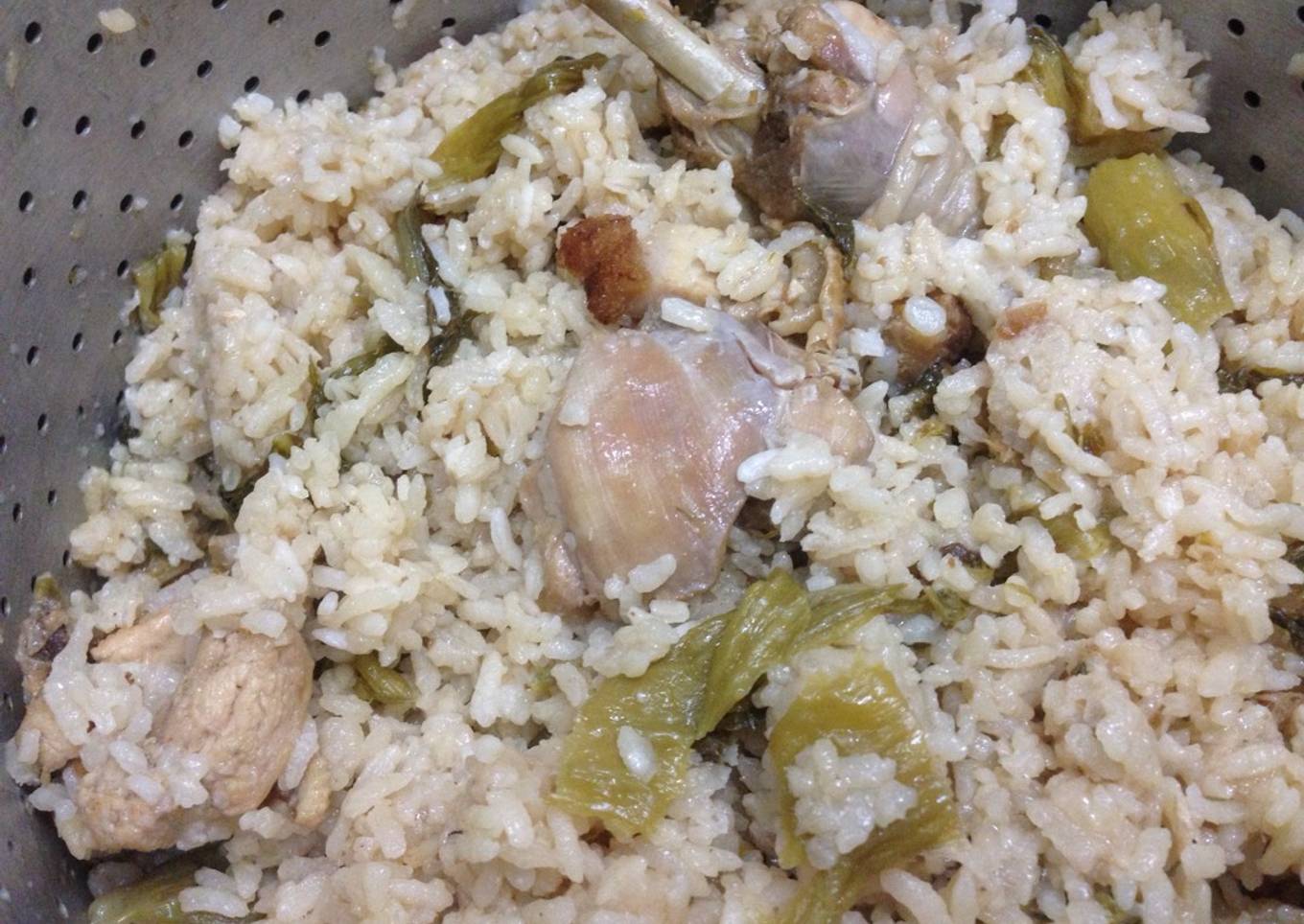 Kua Chai Peng (Nasi kukus sawi pahit)