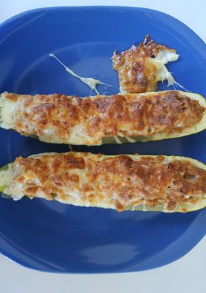 Una foto de Calabacines rellenos de carne en Monsieur cuisine