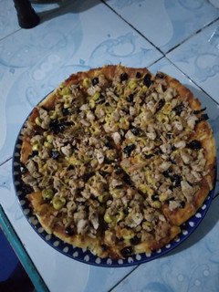 صورة لوصفة بيتزا