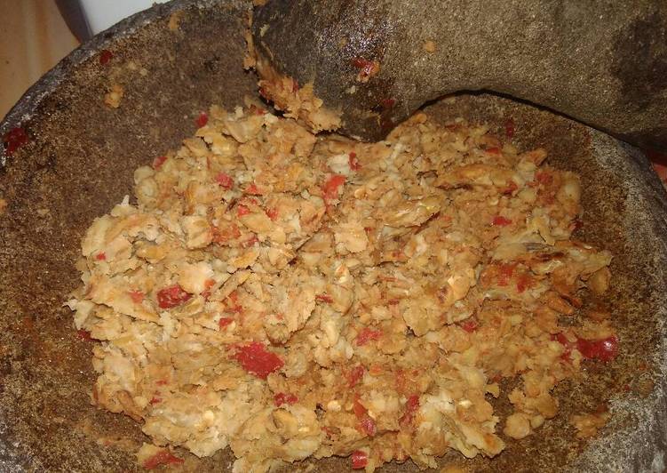 Sambal tempe busuk ala NanoNanoNino