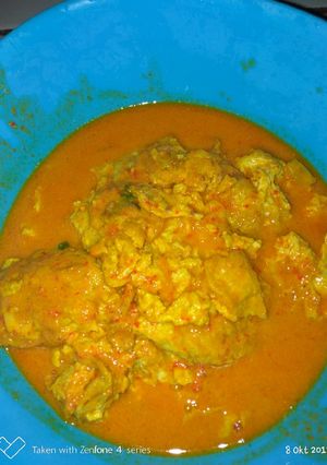 Foto resep Gulai telur dadar