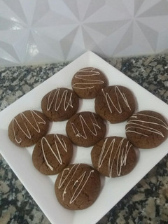 Una foto de Galletitas de chocolate con harina integral
