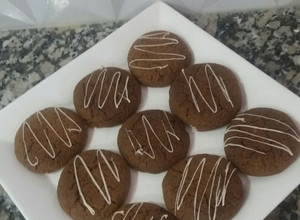Una foto de Galletitas de chocolate con harina integral