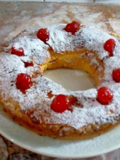 Una foto de Rosca de Pascua sin TACC
