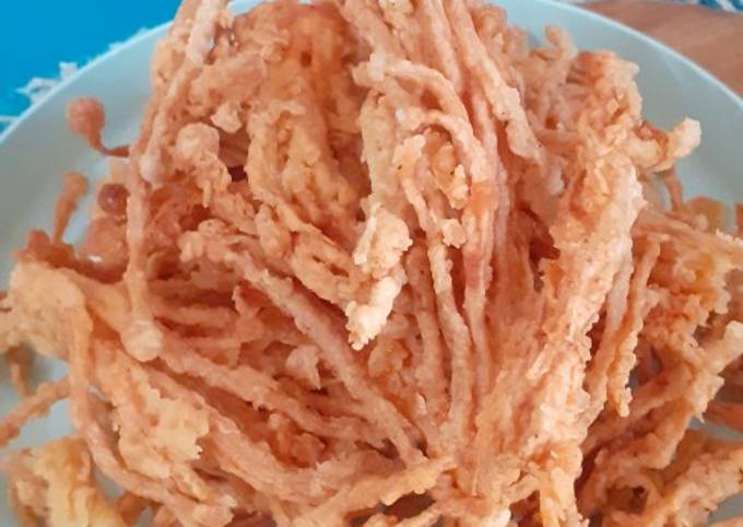 Resep Jamur Enoki Goreng Crispy Oleh Ratna Ningsih Cookpad