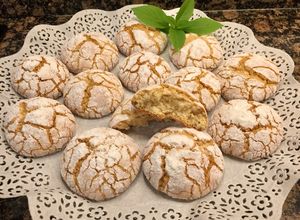 Foto principal de Galletas de almendra craqueladas