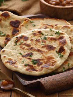 【家樂福廚房】平底鍋作奶油印度烤餅 的食譜成品照片