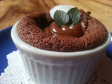 Soufflé de chocolate