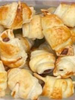 Foto de Mini Croissantes de Massa Folhada na Airfryer