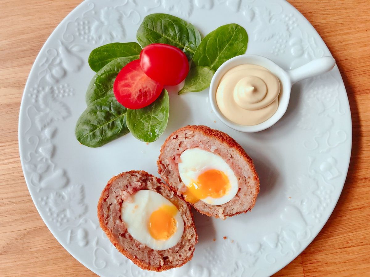 Scotch Eggs - Thịt Bọc Trứng Lòng Đào