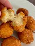 Croquetas caseras de pollo al horno con champiñones