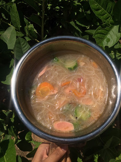 Foto resep Sop oyong bihun+ sosis +bakso