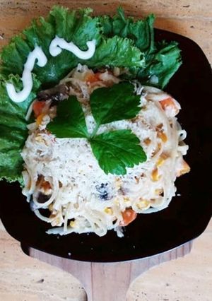 Foto resep Fettucini carbonara