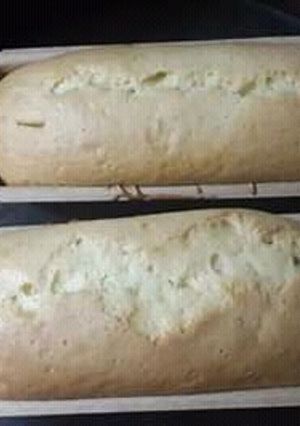 Una foto de Budín de limón y vainilla