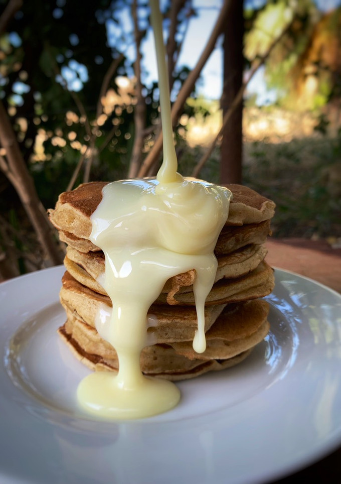 Una foto de Tortitas de plátano Thermomix