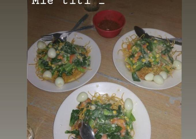 Mie titi sederhana