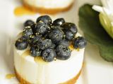 Tarta de queso con arándanos versión ligera de verano