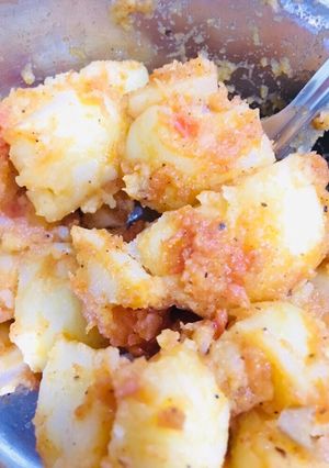 A picture of Aloo ki sabji.