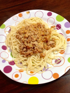 Una foto de Spaghetti a la Boloñesa