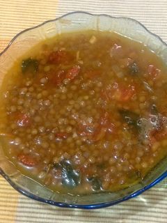 A picture of Sopa de Lentejas.