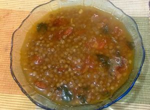 Una foto de Sopa de Lentejas