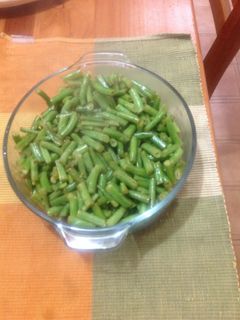 Una foto de Ejotes al limón 