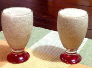 Una foto de Batido de Plátano Capuchino