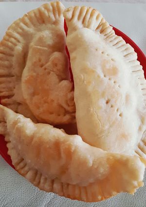 Una foto de Empanadas camarón queso