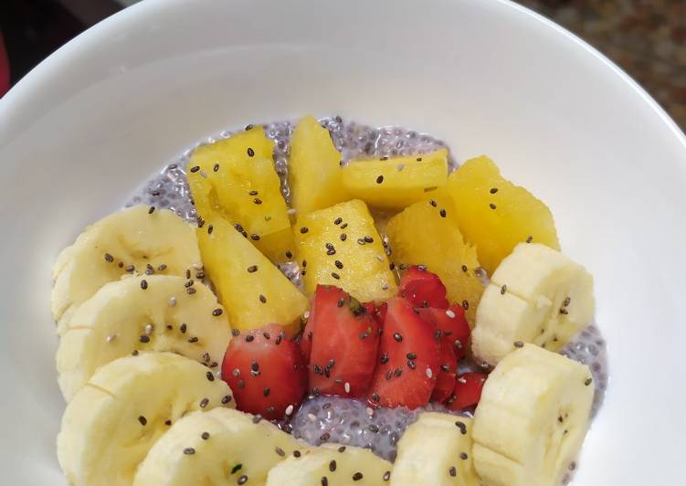 Cara Membuat Chia Seed Pudding Yang Renyah