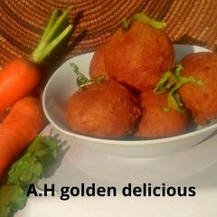 A picture of Vegetable yam balls.