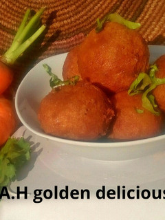 A picture of Vegetable yam balls.