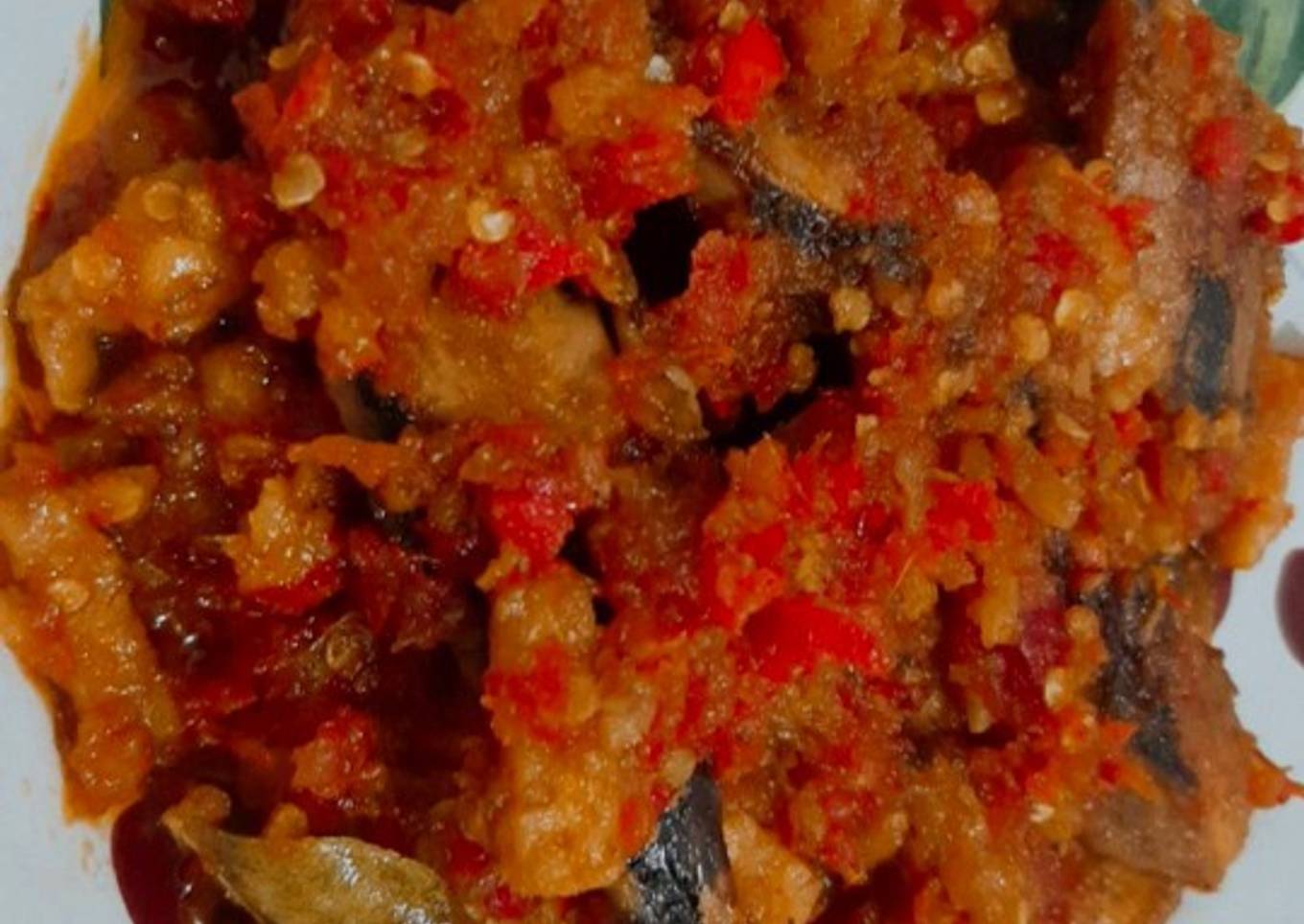 Sambel pindang tongkol dan tempe